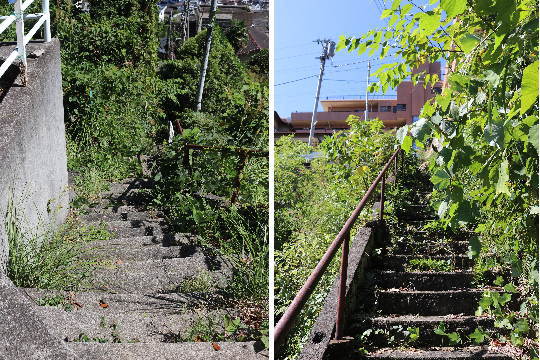 階段の通路