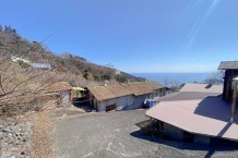 熱海市伊豆山 296坪の広い敷地 海を一望する高台