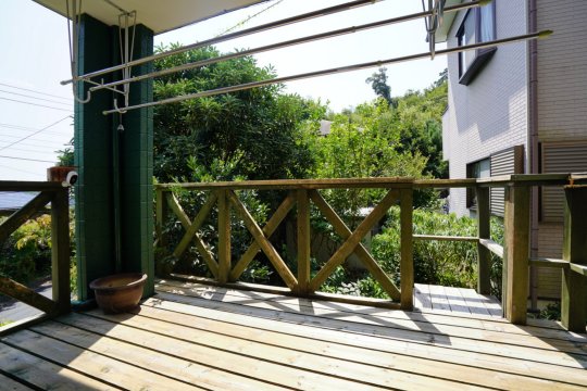 ウッドデッキ