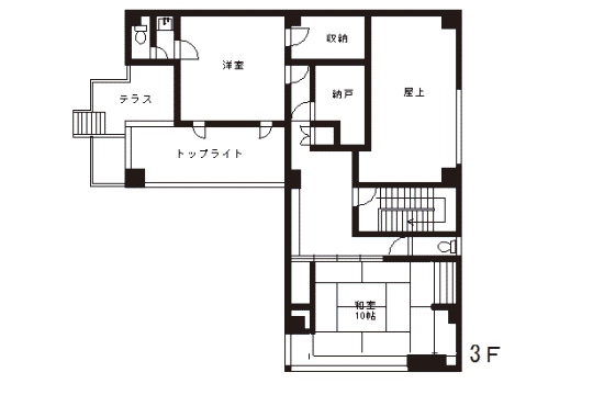 ３階間取り