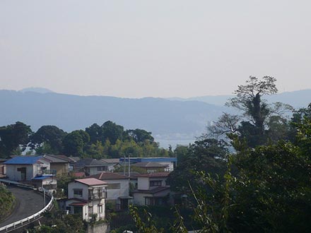 伊東市宇佐美・温泉付＆菜園可能な中古住宅：眺望