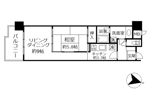 ソフィア熱海ビューヒルズ　令和4年5月リフォーム済み・海花火眺望1LDK