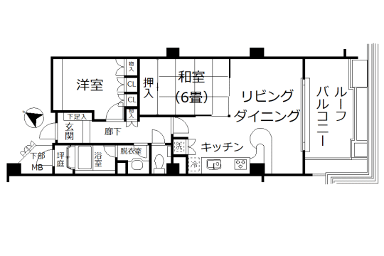 ヴィンテージ熱海・桃山　お部屋と大浴場で温泉を満喫する南東向き2LDK