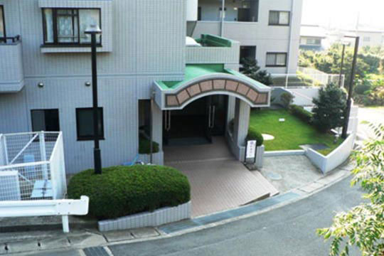 マンション共用入口